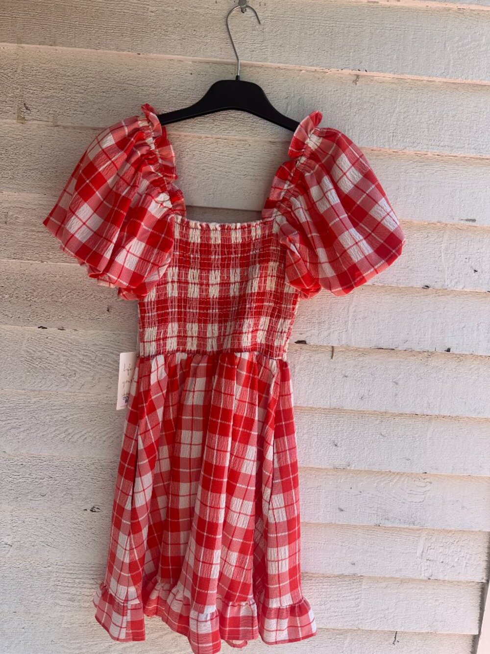 Mumu Colvin Mini Dress - Picnic Plaid - Brand New Tags still on - Size Small - Picture 3 of 8